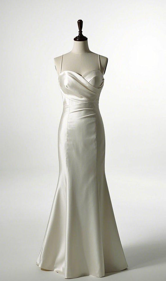 white evening dress