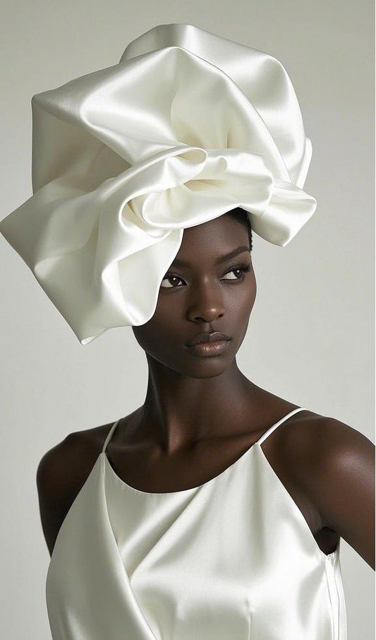 White wedding head flower